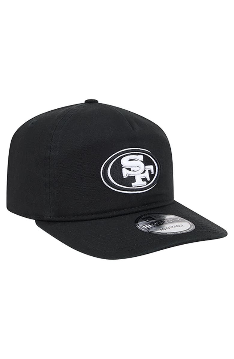 New Era Men's New Era  Black/White San Francisco 49ers 19TWENTY Adjustable Hat, Alternate, color, Black