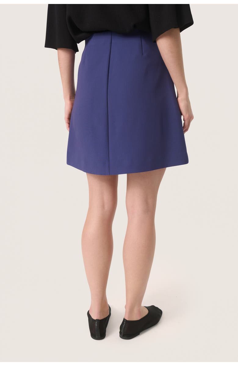 Soaked in Luxury Corinne A-Line Silhouette Mini Skirt, Alternate, color, Patriot Blue