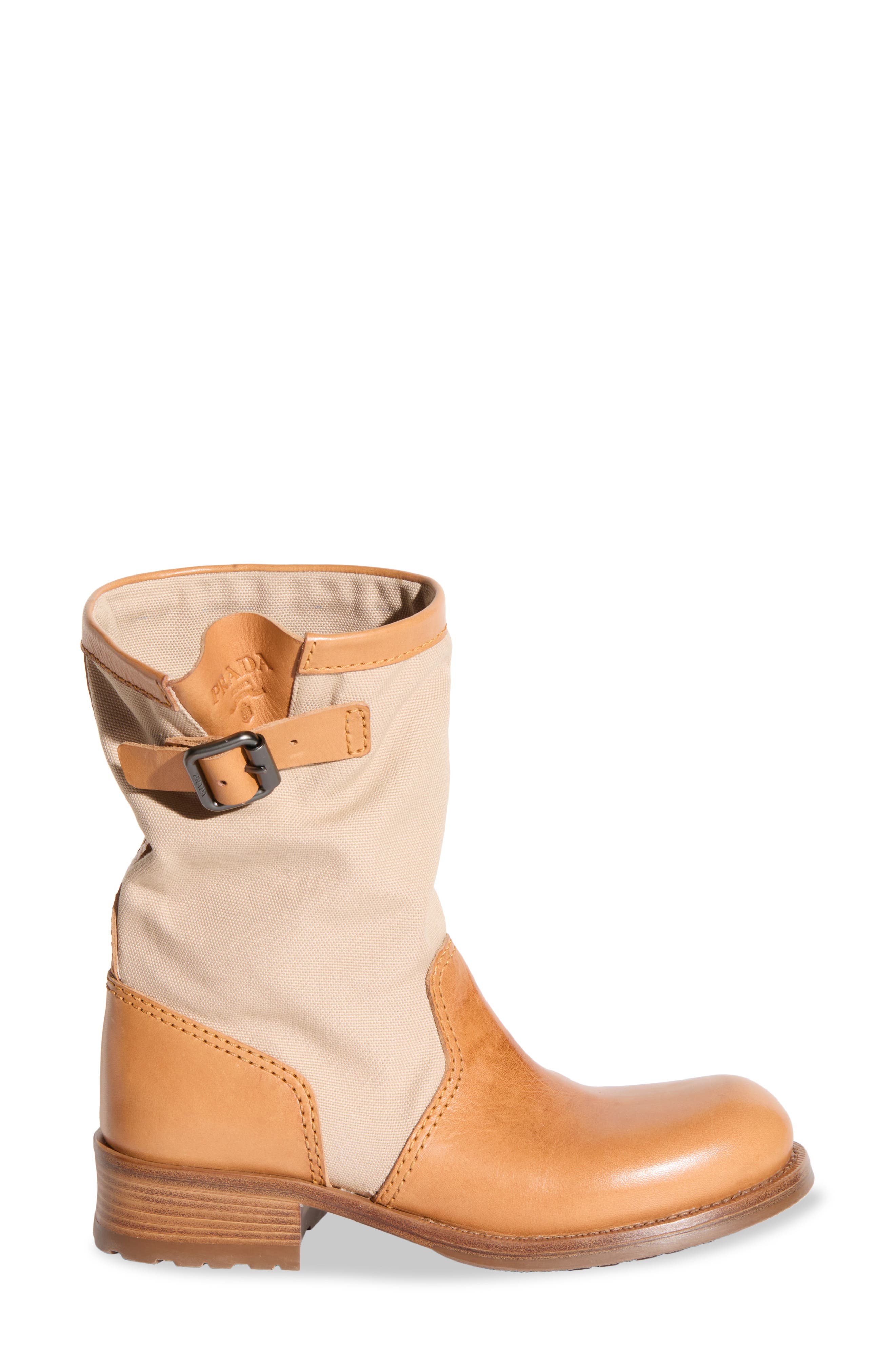 Prada Canvas Boot, Alternate, color, Corda