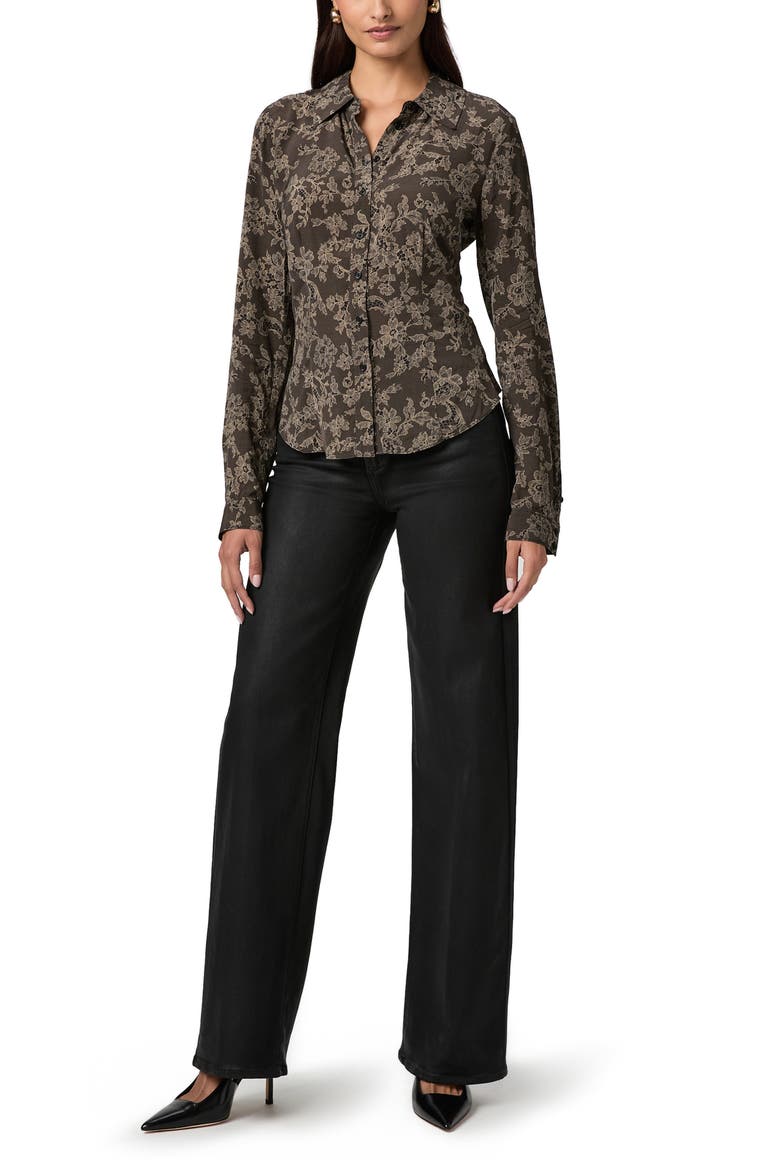 Desano Floral Lace Shirt, Alternate, color, BLACK MULTI