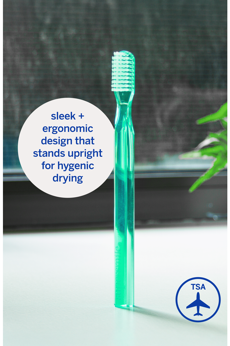 2-Pack Supersmile New Generation 45° Patented Long toothbrush Green, Alternate, color, Green