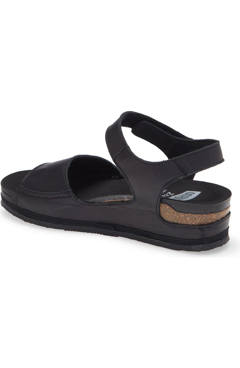 On Foot Platform Sandal, Alternate, color, Black