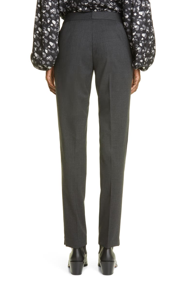 Irving Skinny Stretch Wool Pants, Alternate, color, SMOKE