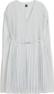 BOSS Doplisse Cape Belted Dress