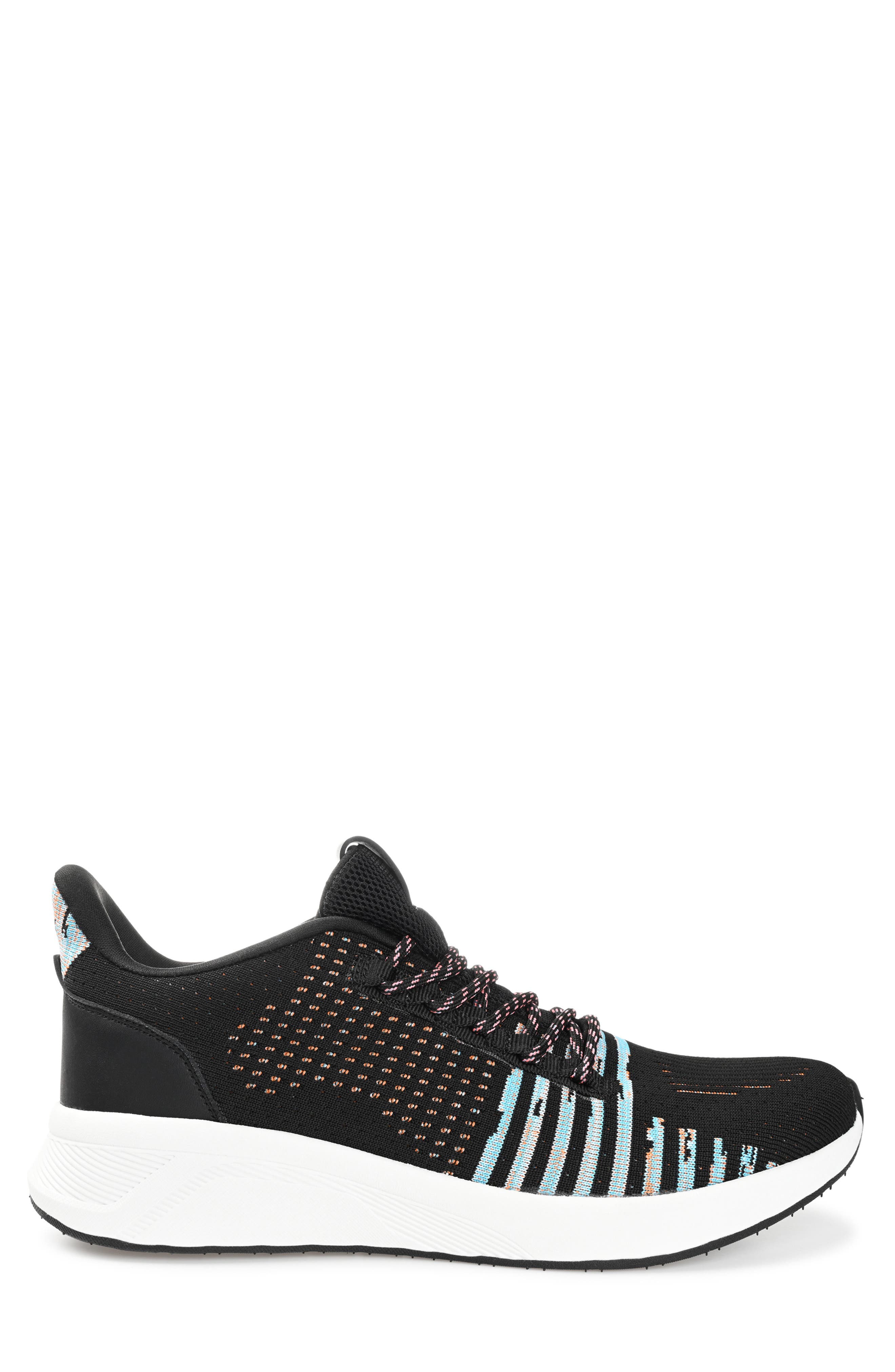 VANCE CO Brewer Knit Athleisure Sneaker, Alternate, color, Black