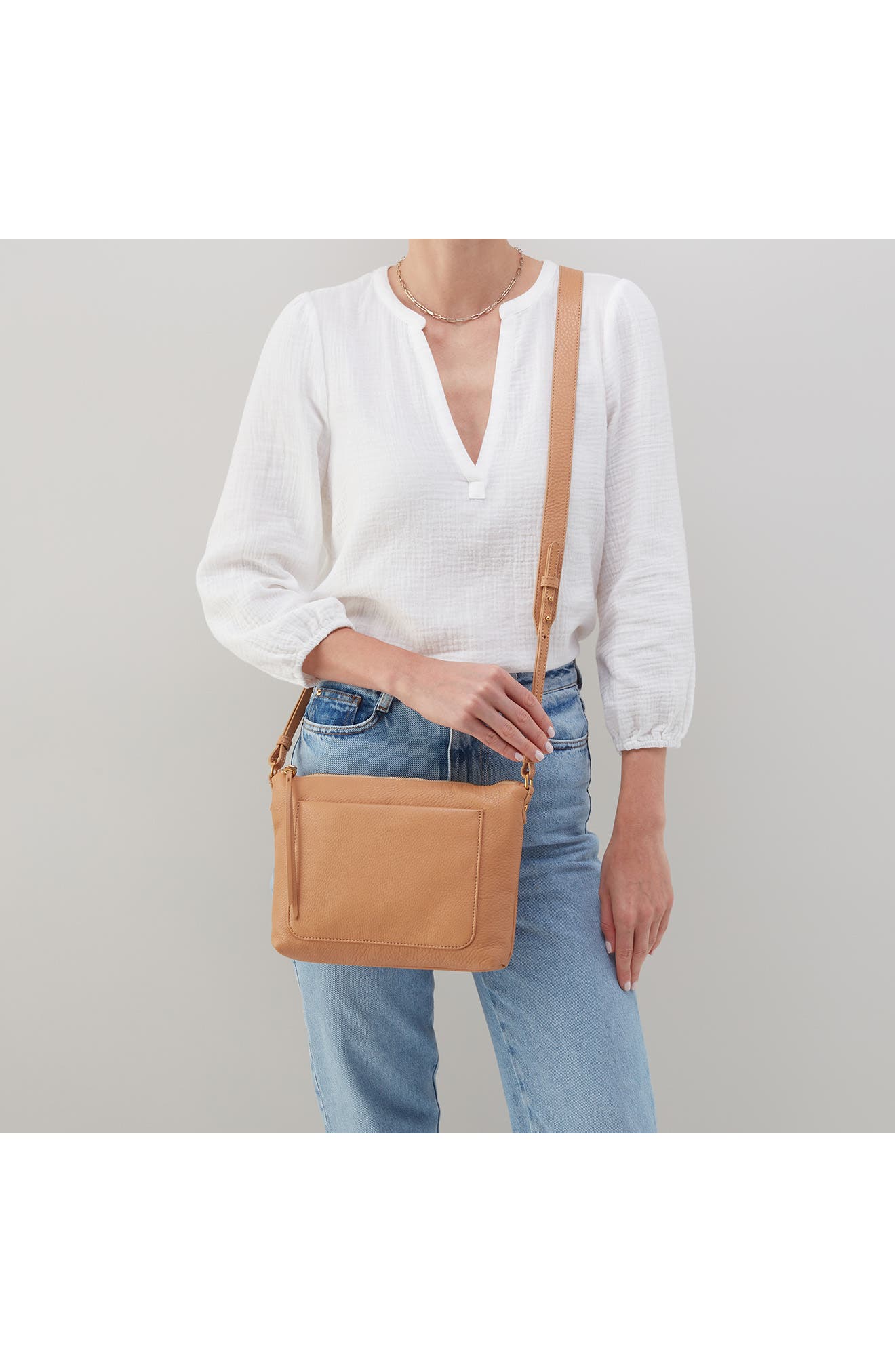 Medium Tripp Leather Crossbody Bag, Alternate, color, SANDSTORM
