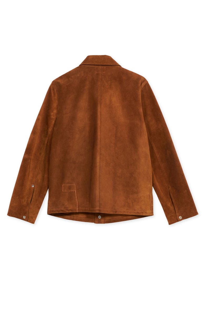 Fortela Welder Suede Leather Jacket, Alternate, color, Mou