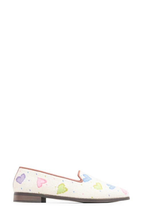 Bypaige Needlepoint Loafer In Tan Multi