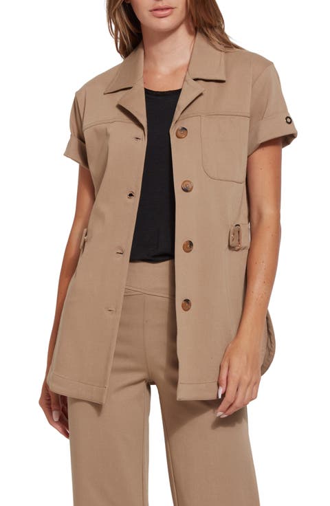 Valley Waist Cinch Short Sleeve Jacket