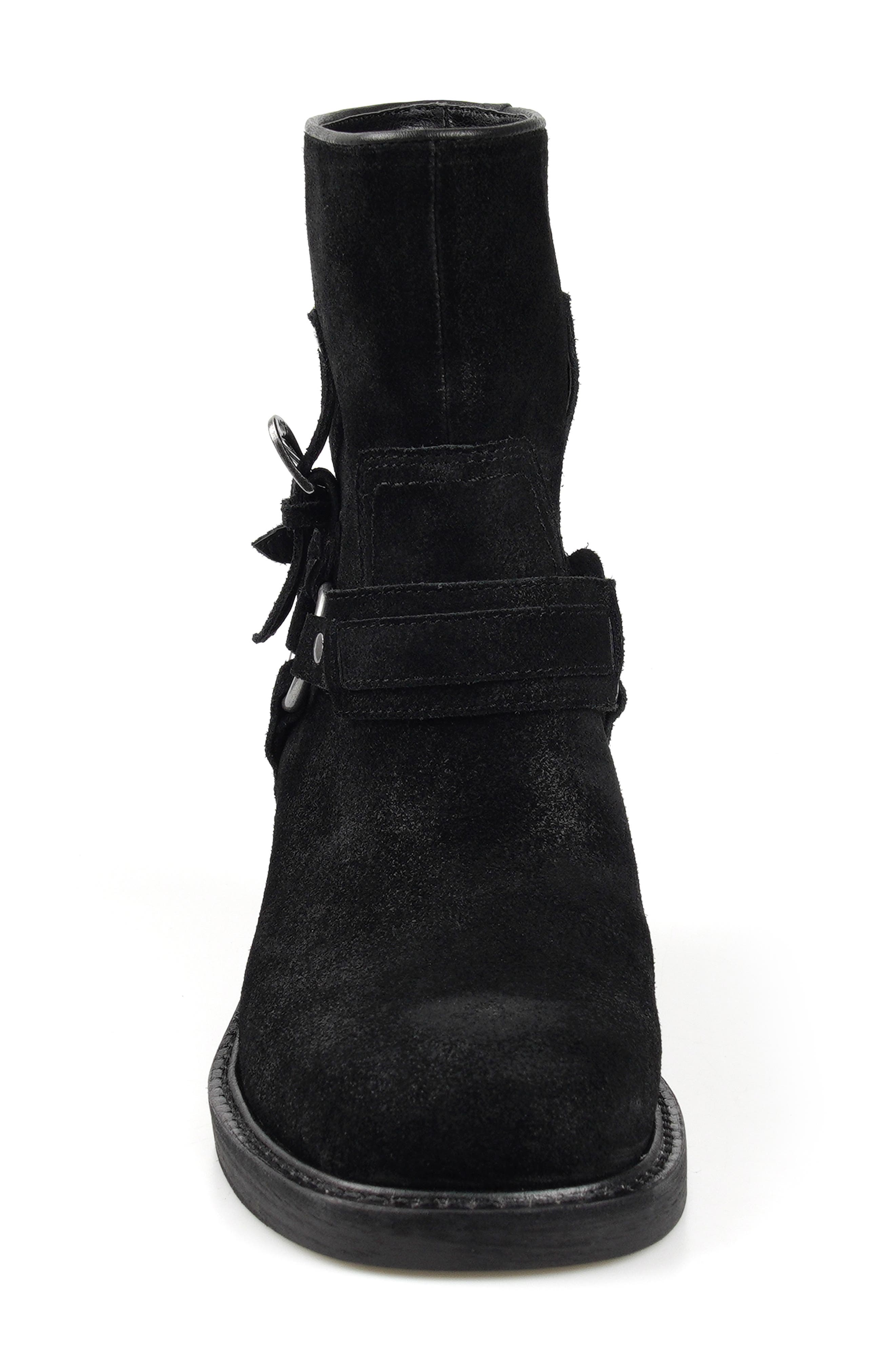 Candie's Fridda Moto Bootie, Alternate, color, Black