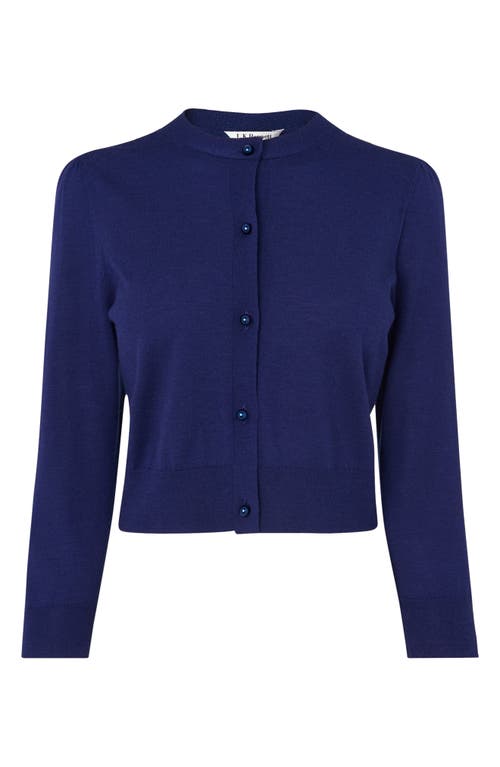 Lk Bennett Ella Cardigan In Blue