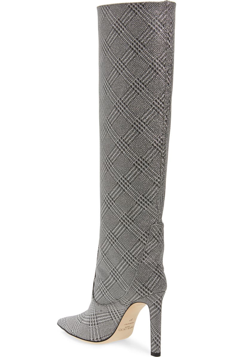 Jimmy Choo Mavis Plaid Knee High Boot, Alternate, color,