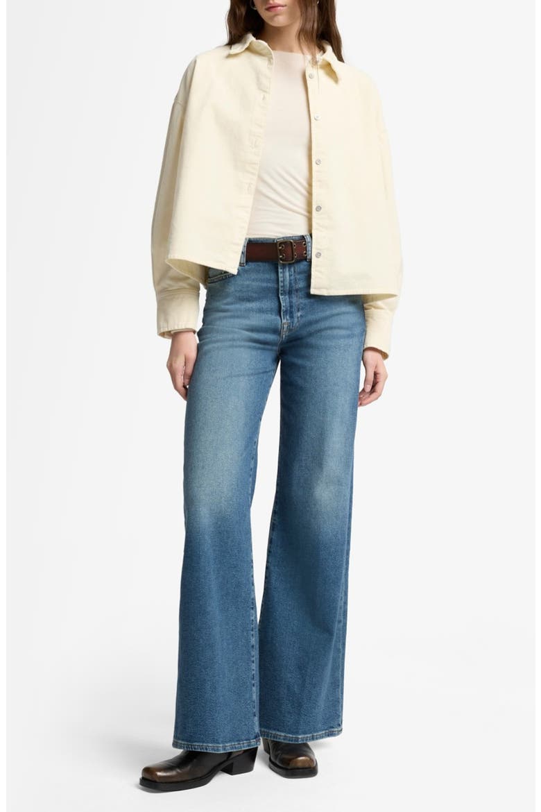 Jo Ultra High Rise Wide Leg Jeans, Alternate, color, SEA LEVEL