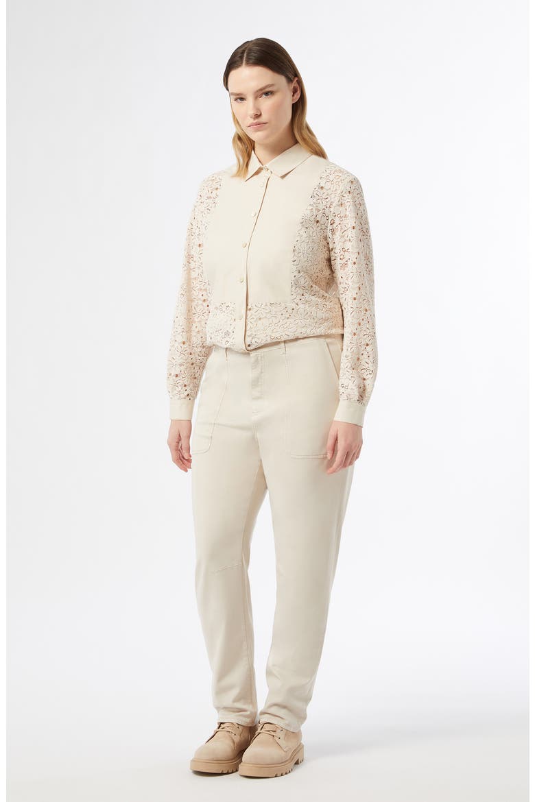 Kibbutz Gabardine Slim Fit Pants, Alternate, color, BEIGE