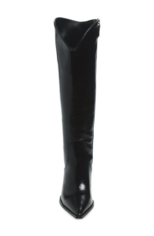 Steve Madden Aura Knee High Boot In Black