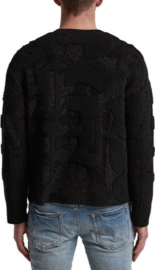 Metallic Camouflage Sweater
