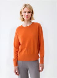 Majestic Filatures Cashmere Seamless Long Sleeve  Crewneck