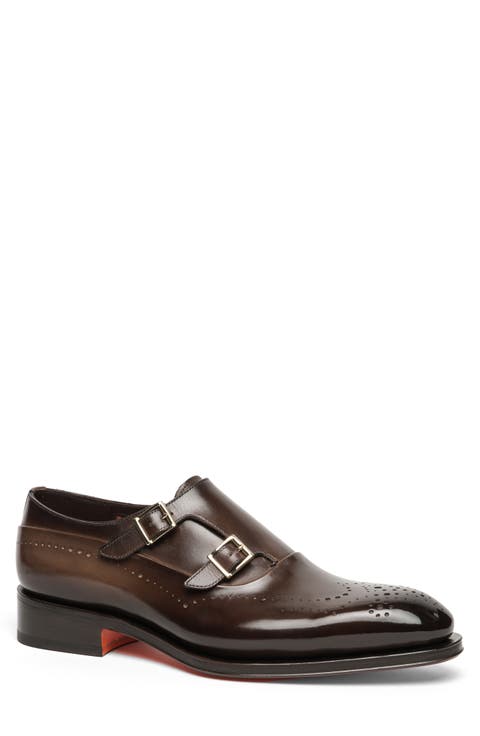 Kaj Double Monk Strap Shoe (Men)