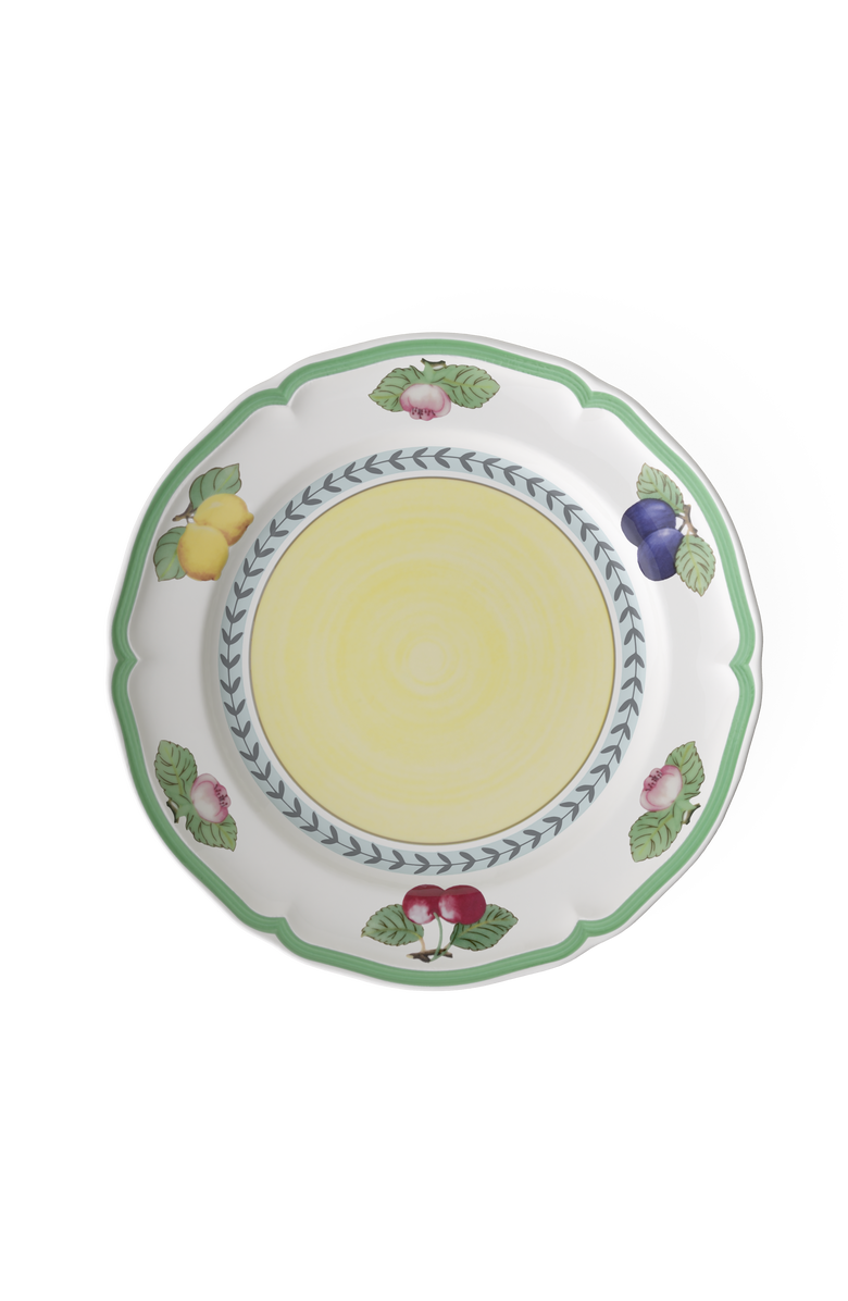 Villeroy & Boch French Garden Fleurence Dinner Plate, Main, color, White