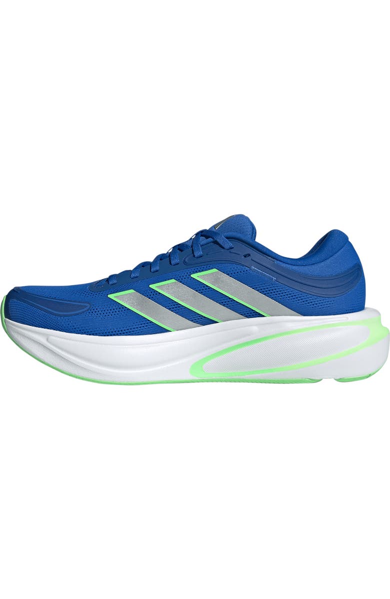adidas Response 2 Running Shoe, Alternate, color, Blue/ Silver Met./ Lime Burst