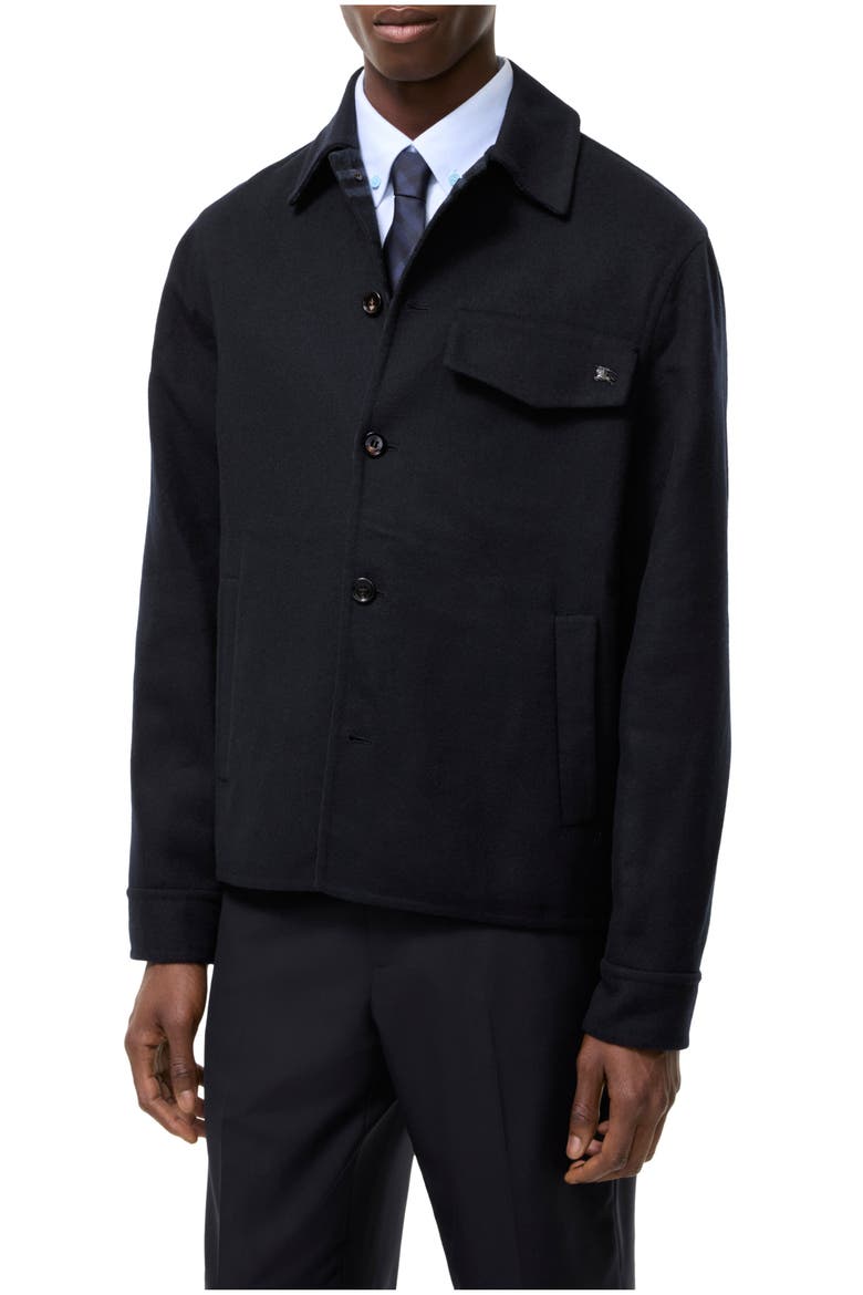 Wool Thorn Overshirt, Main, color, Navy