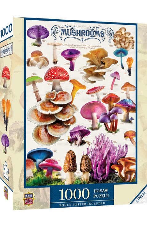 Field Guide Mushrooms 1000 Piece Puzzle