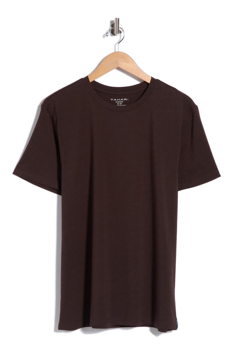 Ultimate Comfort Sleep T-Shirt, Alternate, color, CHOCOLATE
