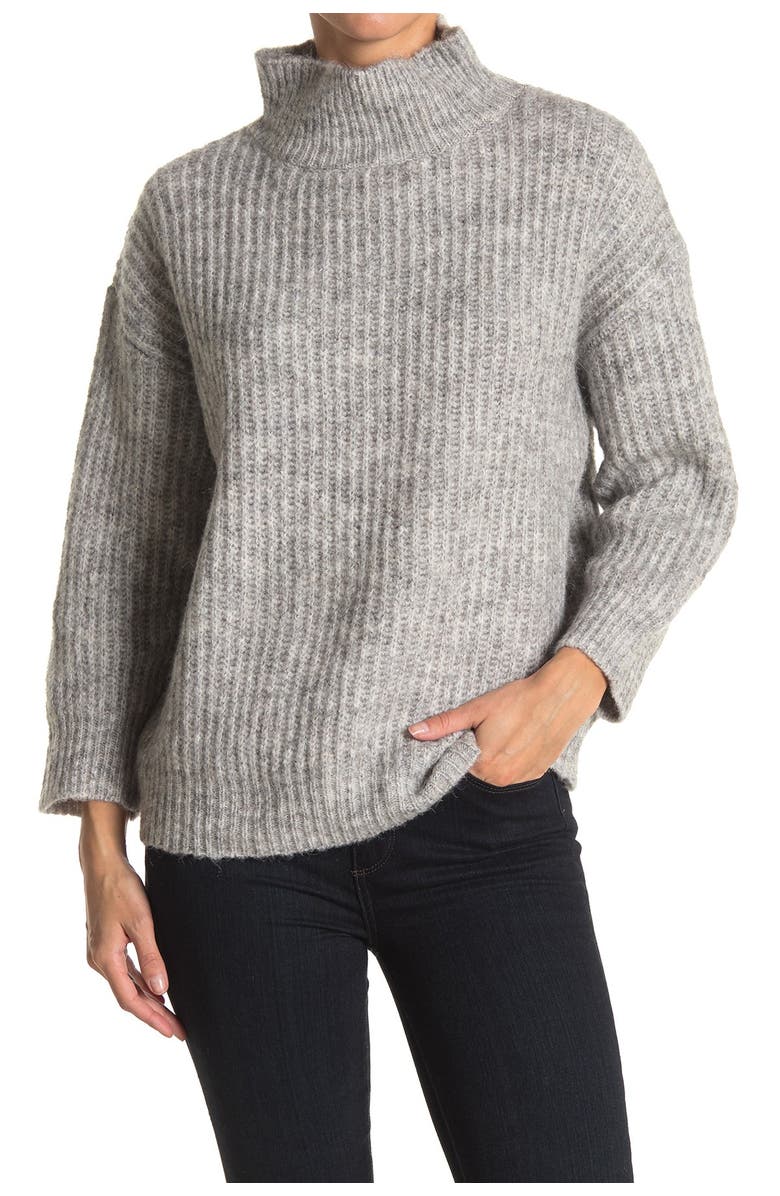 FRNCH Neola Oversized Mock Neck Sweater, Main, color,