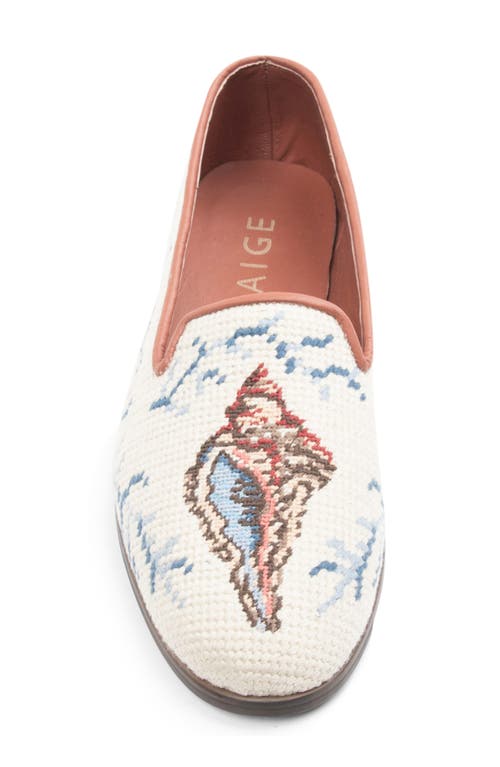 Bypaige Needlepoint Loafer In Tan