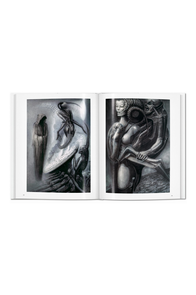 Giger Book, Alternate, color, White