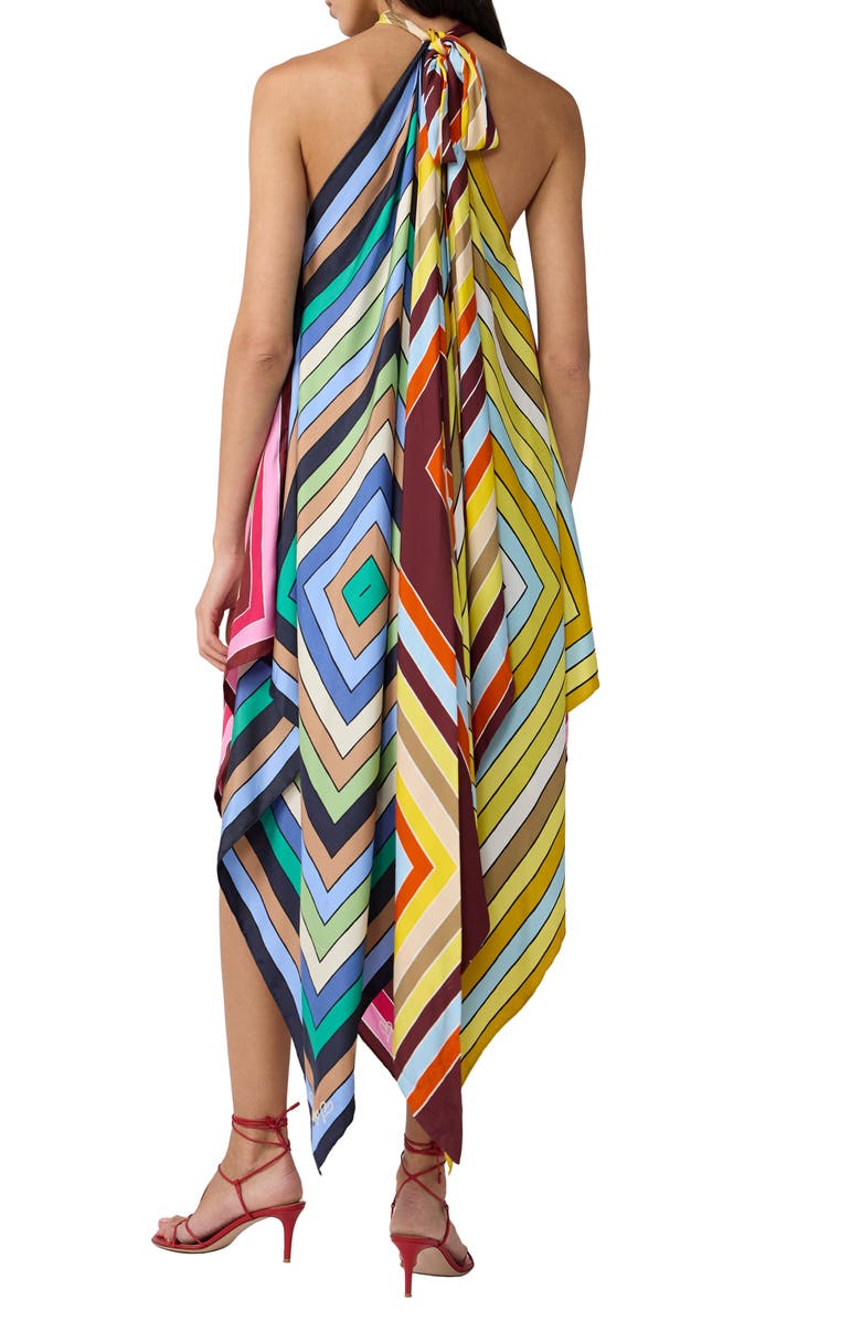 Diane von Furstenberg Harley Silk Scarf Dress, Alternate, color, Dorian Scarf Multi