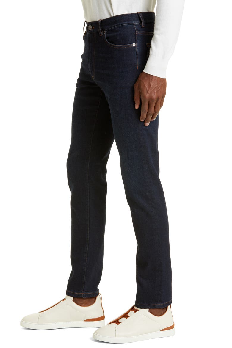 Men's Stretch Denim City Fit Jeans, Alternate, color, DARK BLUE