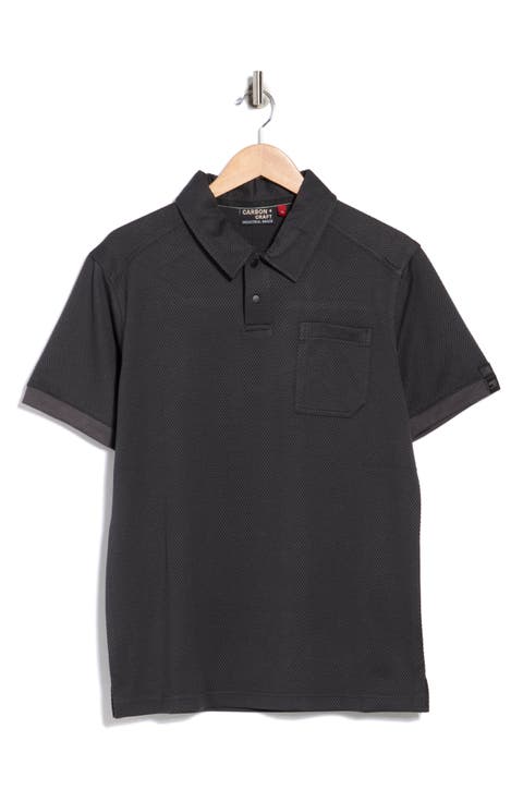 Grid Jacquard Polo
