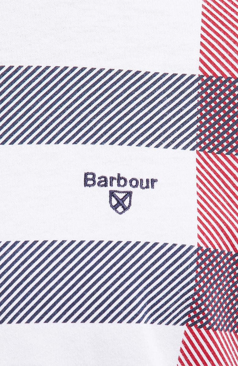 Barbour Norman Plaid T-Shirt, Alternate, color, White