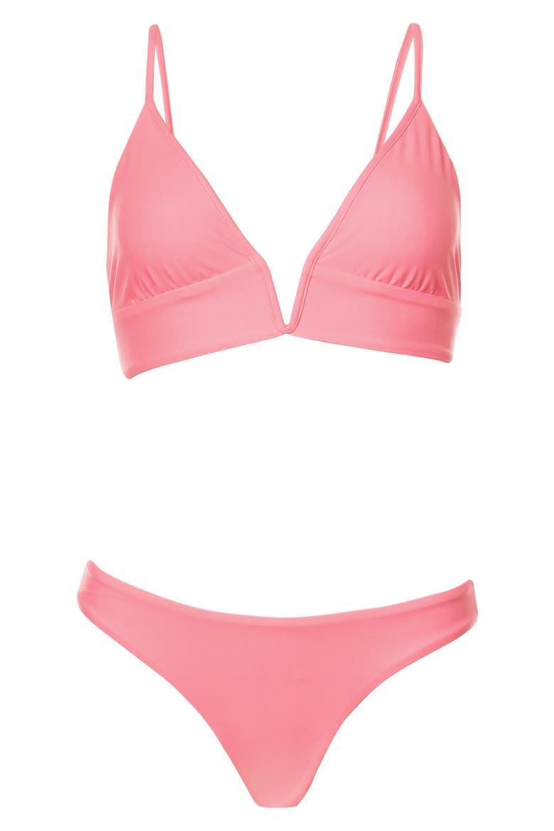 Pink Sublimity Bikini Bottoms, Alternate, color, PINK