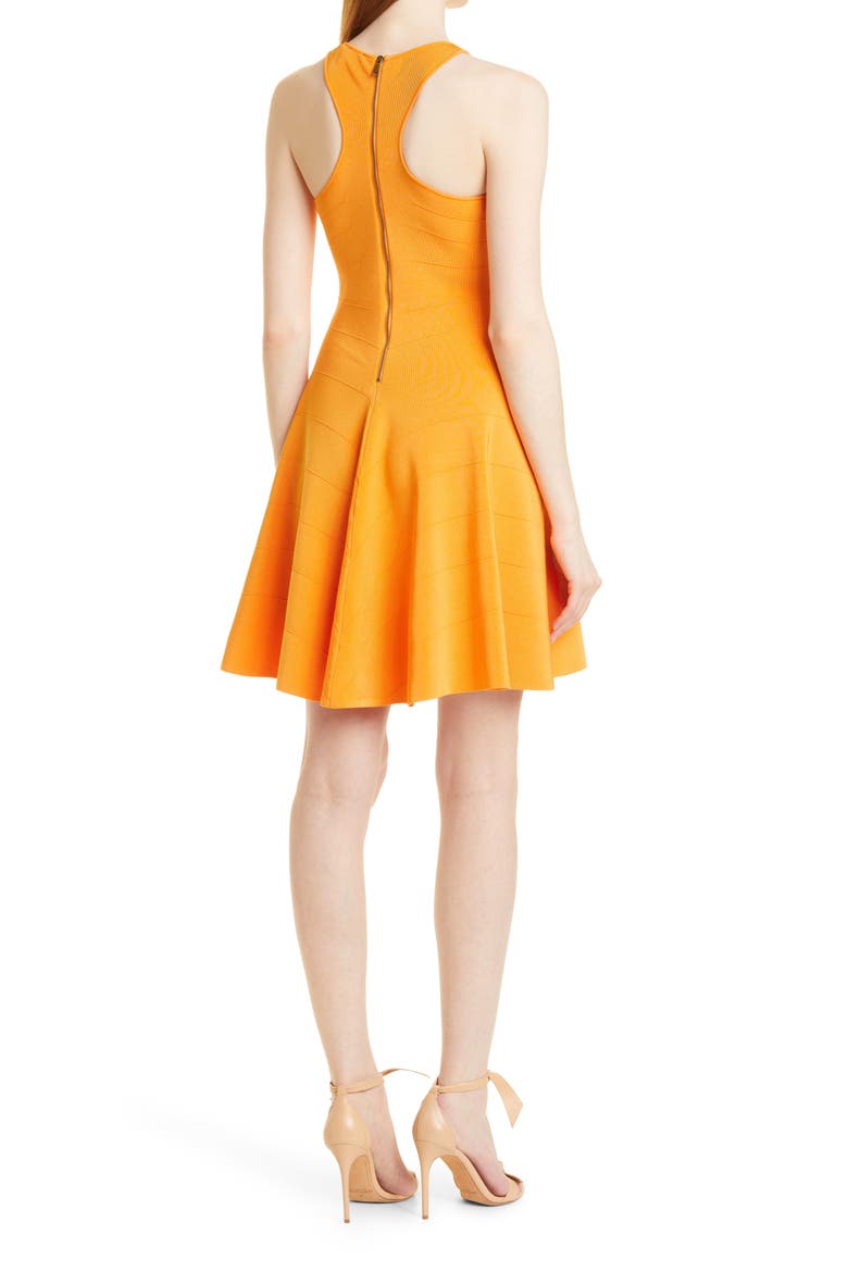 Salny Flippy Knit Dress, Alternate, color, DARK ORANGE