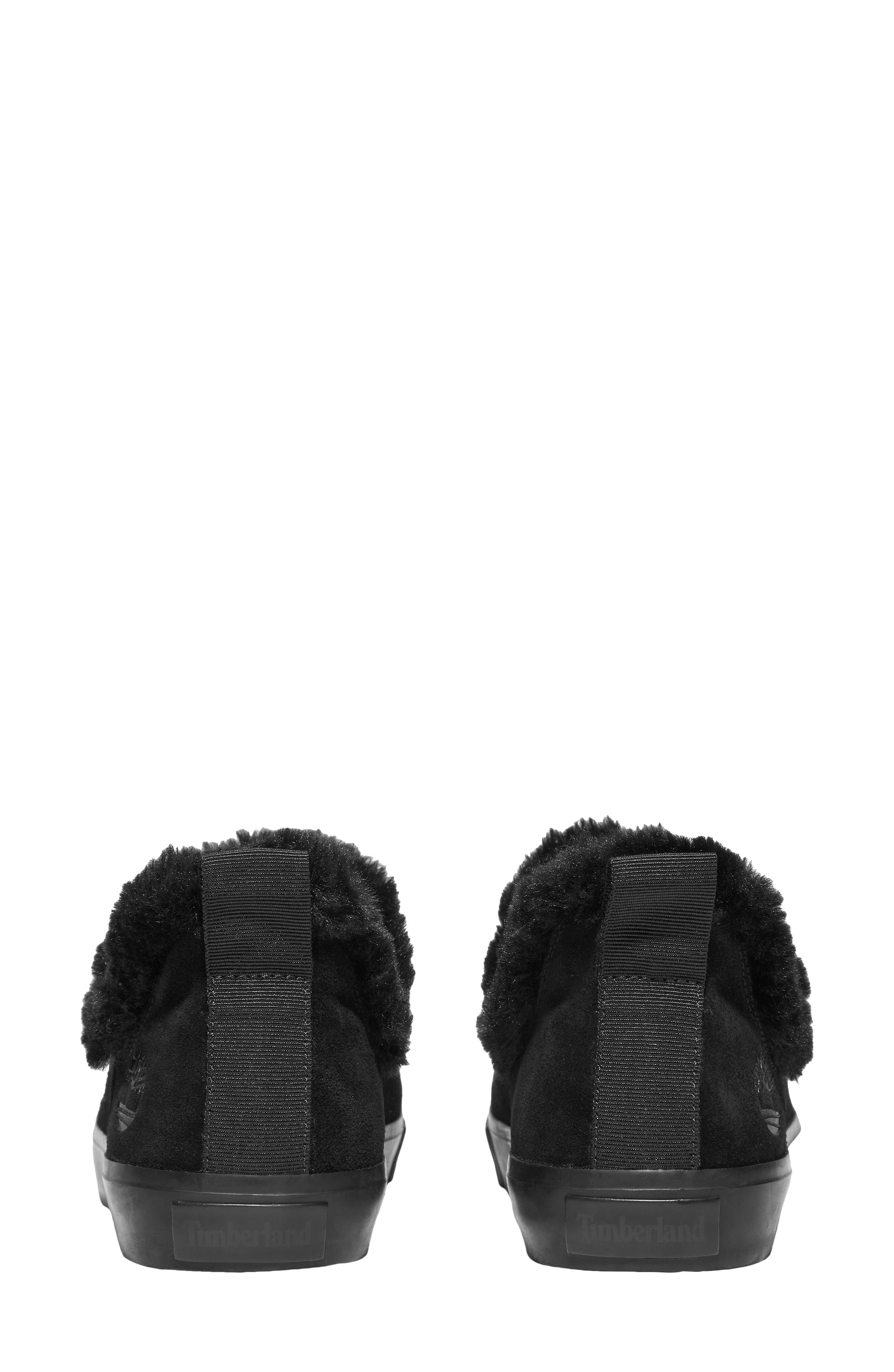 Timberland Skyla Bay Faux Fur Lined Leather Sneaker, Alternate, color, 