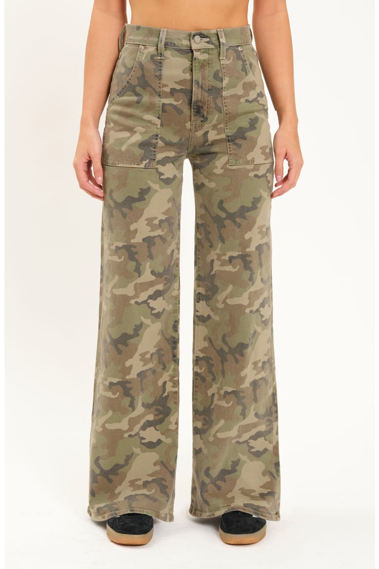 Far Out High Waist Wide Leg Jeans, Main, color, HIDEAWAY