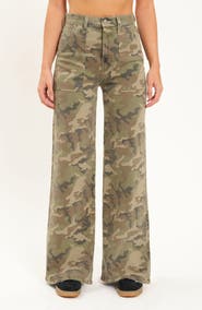 DAZE Far Out High Waist Wide Leg Jeans