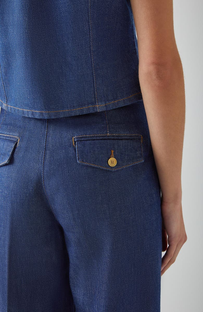 LK Bennett Ami Denim Pants, Alternate, color, 