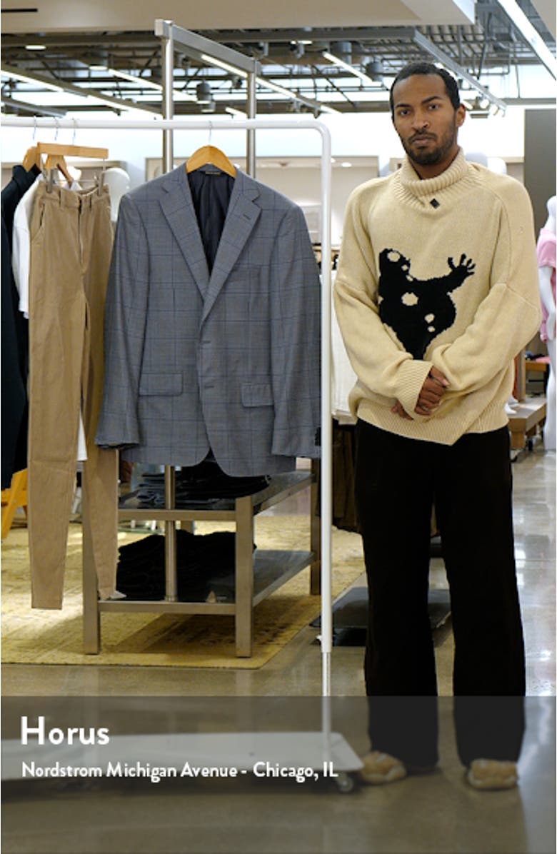 Plaid Wool Blend Sport Coat, sales video thumbnail