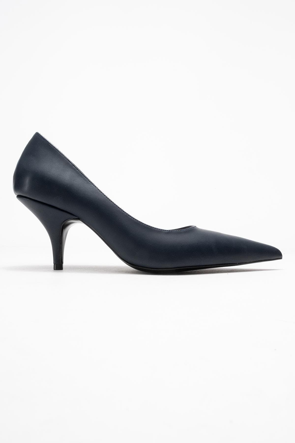 Marcus Pointed Toe Pump, Alternate, color, Navy