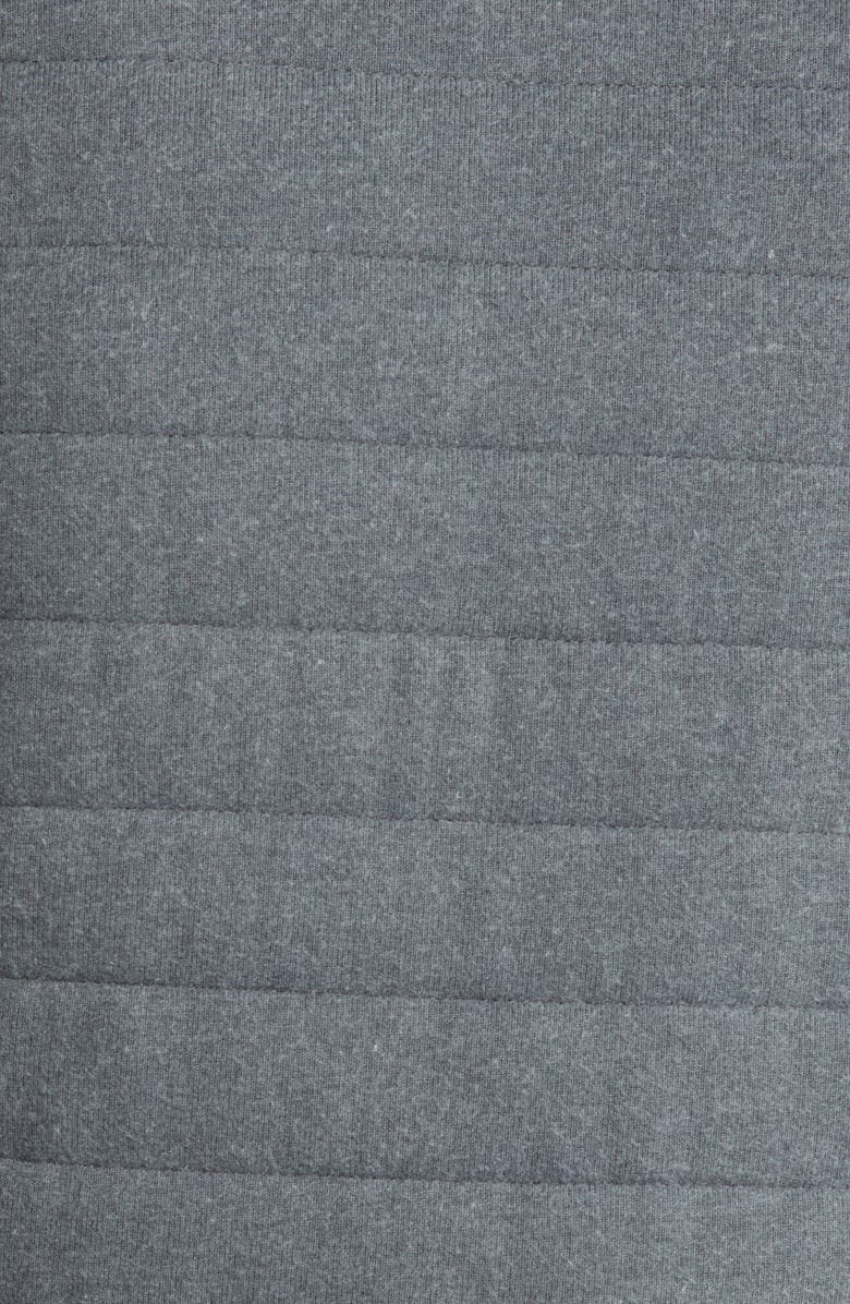 Stone Rose Tech Jersey Puffer Vest, Alternate, color, Charcoal