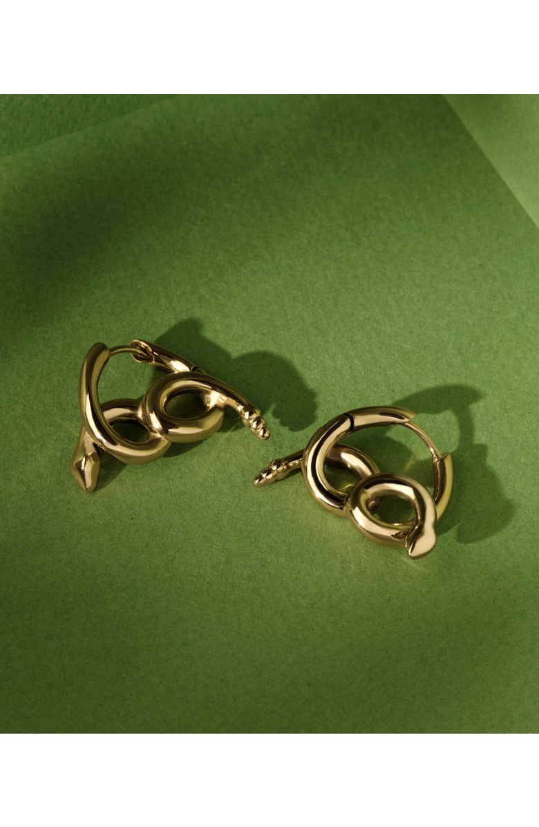 Hey Harper Karyn Snake Earrings, Alternate, color, Gold
