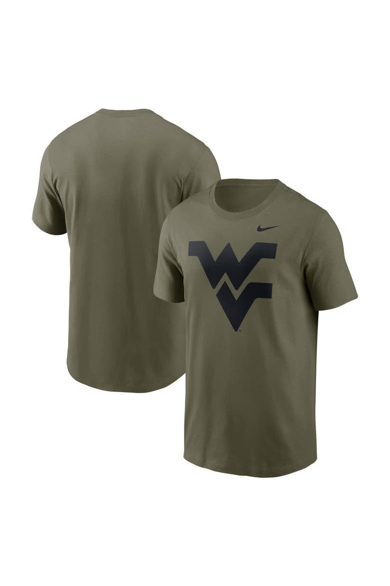 Men's Nike Olive West Virginia Mountaineers Primetime Logo Performance T-Shirt, Alternate, color, Olive