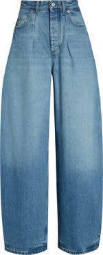 Jacquemus Le de-Nîmes Ovalo Wide Leg Jeans