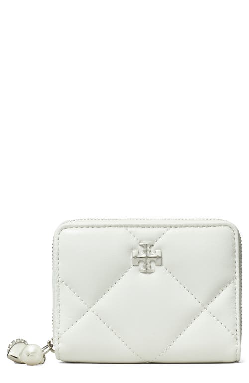 Tory Burch Kira Diamond Quilted Leather Zip Wallet
