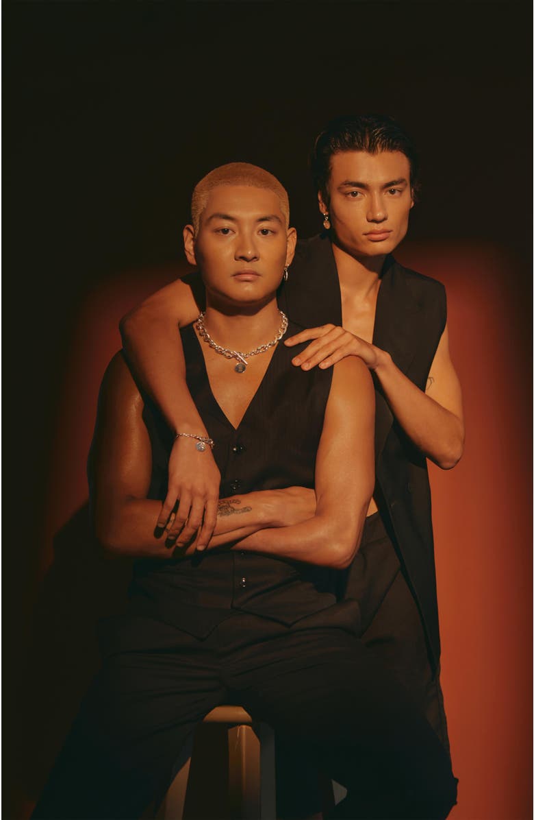 LOUPN BH x LP Be Water Coin Bracelet, Alternate, color, Silver