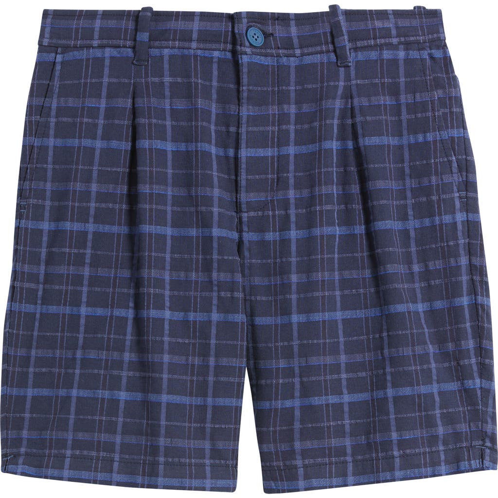 Tommy Bahama Midnight Check Pleat Shorts