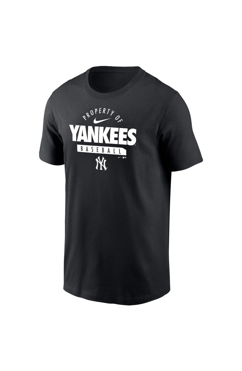 Nike Men's Nike Black New York Yankees Primetime Property Of Practice T-Shirt, Alternate, color,